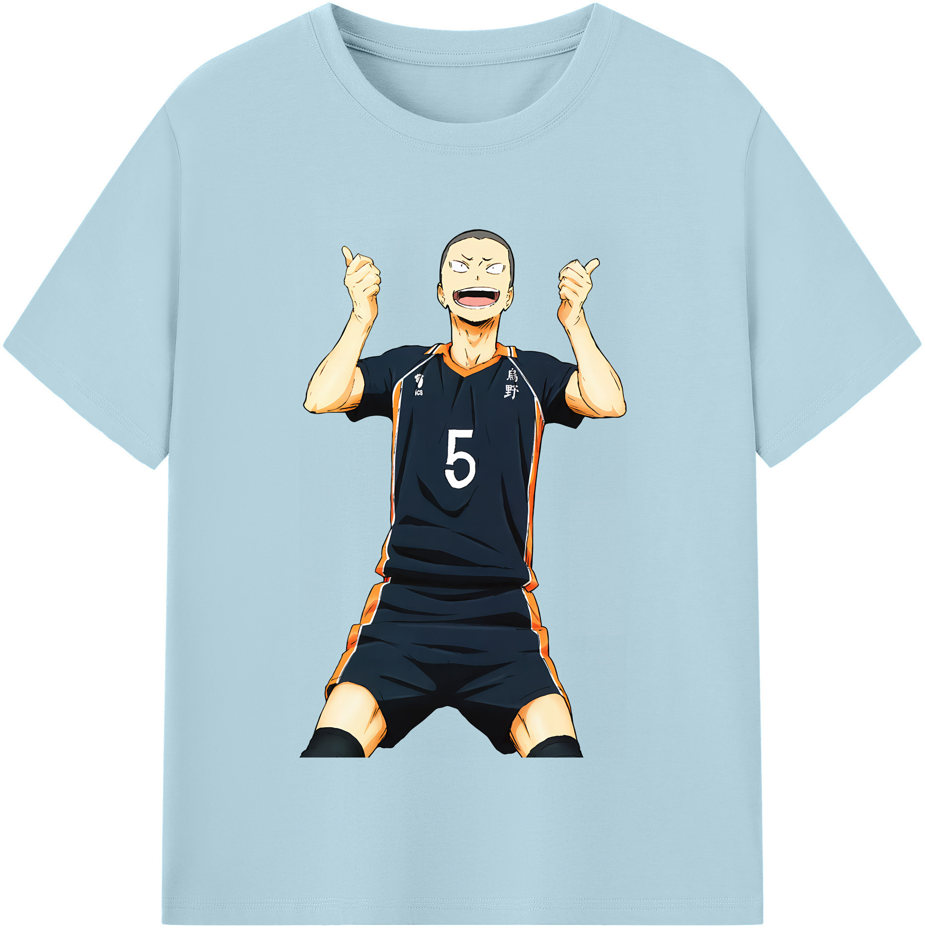 （画像用） ハイキュー!! Haikyu!! 綿100％半袖Tシャツ（フロントプリント）
